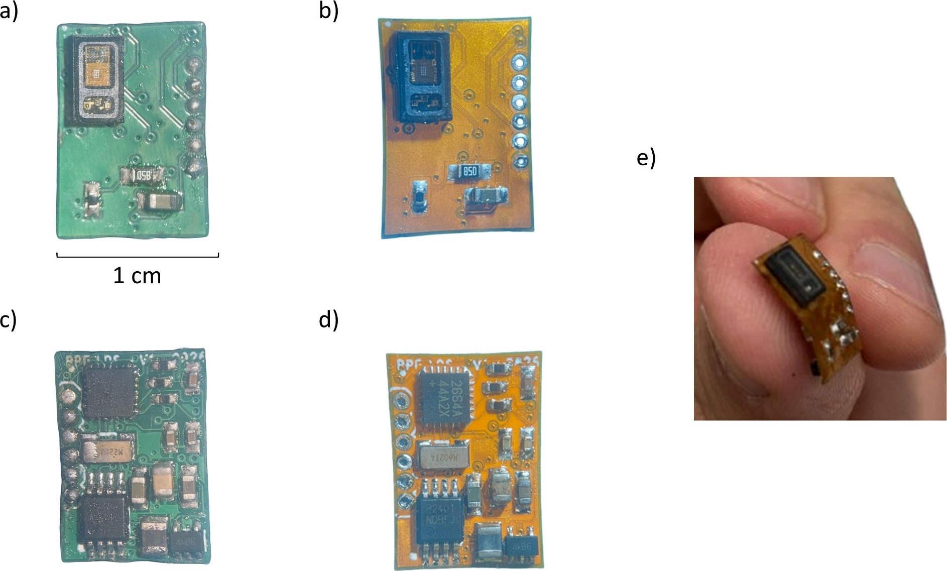 Rigid and flexible PPG boards